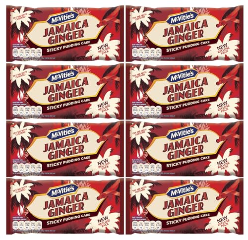 McVitie's Jamaica Ginger Sticky Pudding Cake Ingwerkuchen 8x 200g – importiert von Shestore24 von SHESTORE24