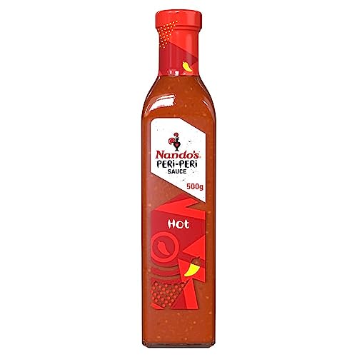 Nando's Peri Peri Sauce Hot Scharfe Soße Chilisauce Chilisoße 500G – importiert von Shestore24 von SHESTORE24