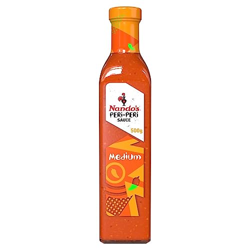 Nando's Peri Peri Sauce Medium Chilisauce Chilisoße 500G – importiert von Shestore24 von SHESTORE24