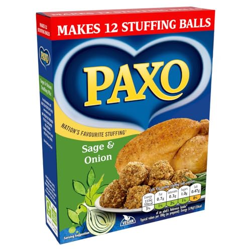 Paxo Sage & Onion Stuffing Mix Salbei-Zwiebel Fertigmischung 170G von SHESTORE24
