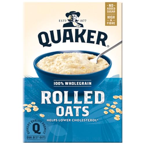 Quaker Rolled Oats Haferflocken für Porridge Haferbrei 1KG – importiert von Shestore24 von SHESTORE24