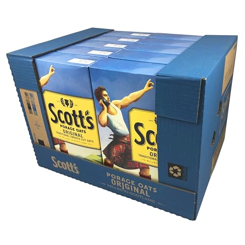 Scott’s Porage Oats Haferflocken für Haferbrei 10x 1kg – importiert von Shestore24 von SHESTORE24