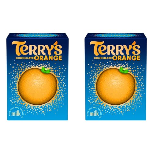 Terry's Chocolate Orange Britische Schokolade Orangenschokolade 2X157G – importiert von Shestore24 von SHESTORE24