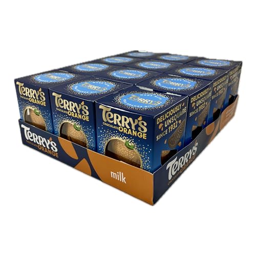 Terry's Chocolate Orange Britische Schokolade Orangenschokolade 12X157G – importiert von Shestore24 von SHESTORE24