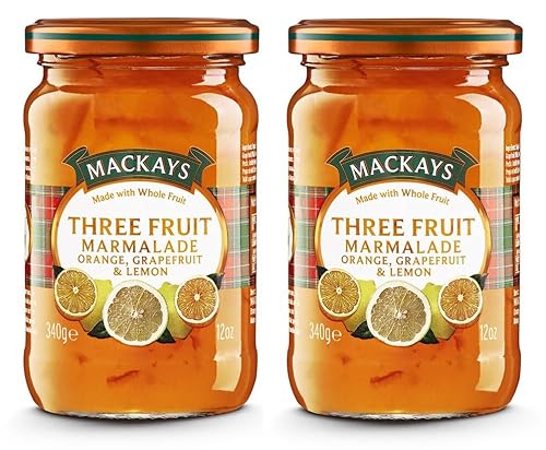 Three Fruit Marmalade Dreifrucht-Marmelade aus Orangen, Grapefruits und Zitronen 2X 340g – importiert von Shestore24 von SHESTORE24