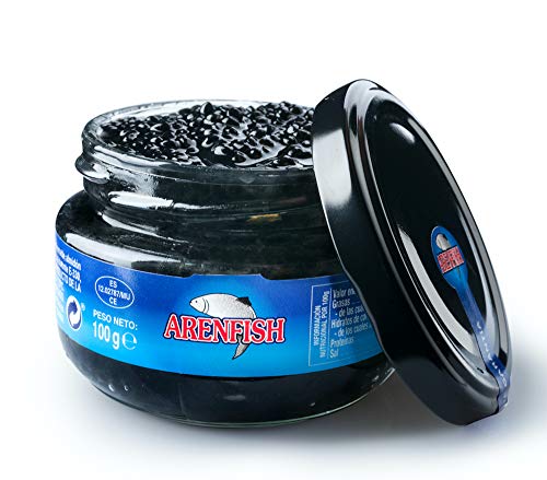 Eurocaviar - Shikran - Geräucherter Hering Schwarze Kaviarperlen 100 g von SHIKRÁN