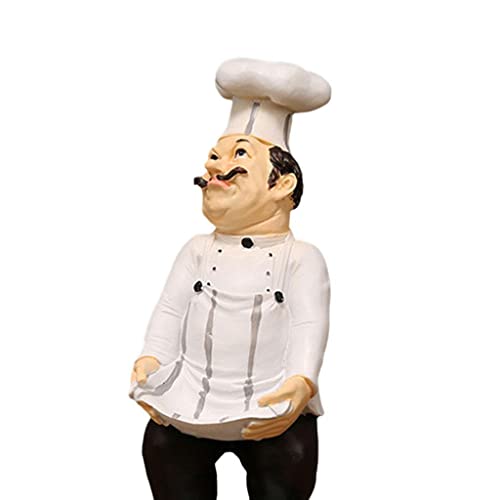 3D-Chef-Statuen, Landhaus-Familie, Arbeitsplatte, Küchendekoration, Schlafzimmer, Wohnzimmer, Arbeitszimmer, 3D-Dekoration(11x12.5x28cm) von SHOUKAII