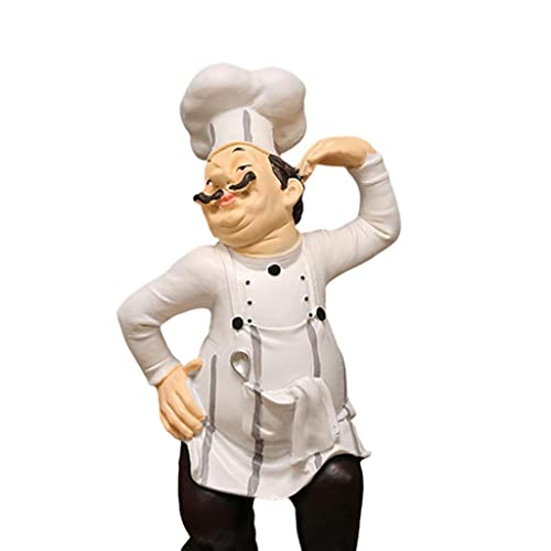 3D-Chef-Statuen, Landhaus-Familie, Arbeitsplatte, Küchendekoration, Schlafzimmer, Wohnzimmer, Arbeitszimmer, 3D-Dekoration(14x11x30cm) von SHOUKAII