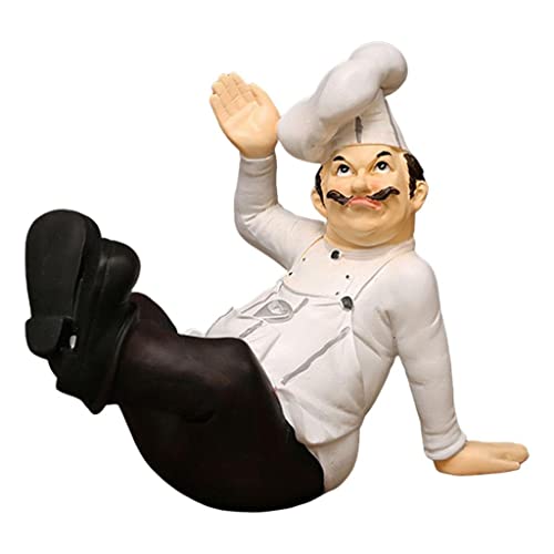 3D-Chef-Statuen, Landhaus-Familie, Arbeitsplatte, Küchendekoration, Schlafzimmer, Wohnzimmer, Arbeitszimmer, 3D-Dekoration(15.5x25x21cm) von SHOUKAII