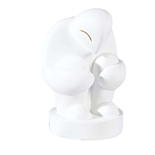 Abstrakte Denker-Statue, stille Denker-Skulptur, modernes Wohnzimmer, Büro, Heimdekoration, Kunstliebhaber, Geschenk for Sammeln(White) von SHOUKAII