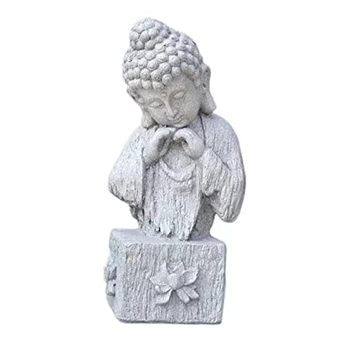 Mini Meditation Buddha Skulptur Mehrzweck Szene Requisiten Wohnzimmer Bücherregal Aquarium Garten Teestube Dekor von SHOUKAII