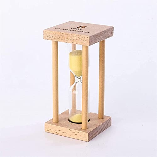 Sanduhr, Sanduhr, Sanduhren Kinder Sanduhr Basteln Holz Sanduhr Timer 5 Minuten Einzigartiges kreatives Andenken Geschenk(A) von SHOUKAII