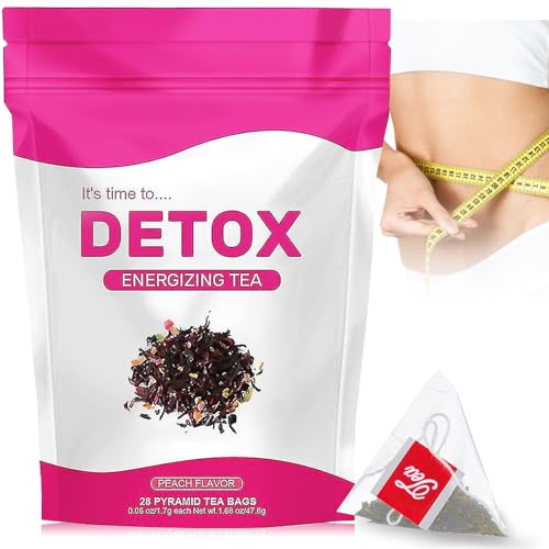 28 pcs Tee Zum Abnehmen, Körper formender Tee, Detox Cleanse Weight Loss Tea, Detox Tee Zum Abnehmen, Sanfte Entgiftung und Reinigung zur Gewichtsreduktion und zum Abbau von Bauchfett (1) von SHOWHEEL