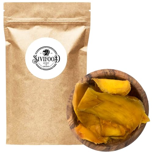 SIVIFOOD getrocknete Mango 1kg - exotische Trockenfrüchte ungeschwefelt ohne Zuckerzusatz naturbelassen dried Mango Fruit Snack 1000g von SIVIFOOD SPIRIT - Of - ORIENT