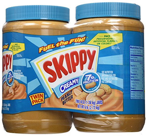 Skippy Creamy Peanut Butter-48 oz, 2 ct von SKIPPY