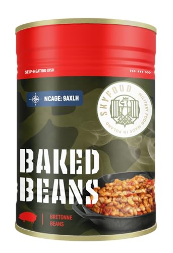 SkyFood - Baked Beans with Sausage Self-Heating Dish von SKYFOOD MILITARY FOOD MADE IN POLAND