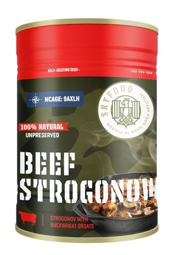 Skyfood - Beef Strogonow Self-Heating Dish von SKYFOOD MILITARY FOOD MADE IN POLAND