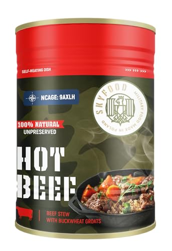 Skyfood - Hot Beef Self-Heating Dish von SKYFOOD MILITARY FOOD MADE IN POLAND