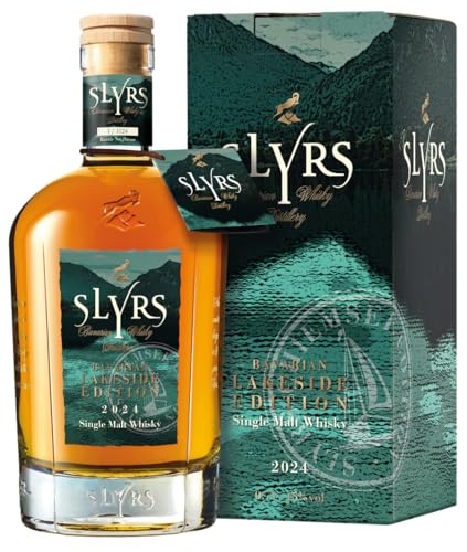 Slyrs Bavarian Lakeside Edition 2024 | Bavarian Single Malt Whisky | 0,7 l. Flasche in Box von SLYRS