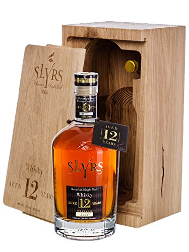 Slyrs Bavarian Whisky - 12 Jahre in HOLZKISTE (Jahrgang 2006) 0,7 Liter von SLYRS
