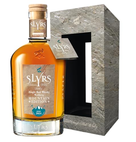 Slyrs Wallberg | Mountain Edition 2024 | Bavarian Single Malt Whisky | 0,7 l. Flasche in Gechenkbox von SLYRS