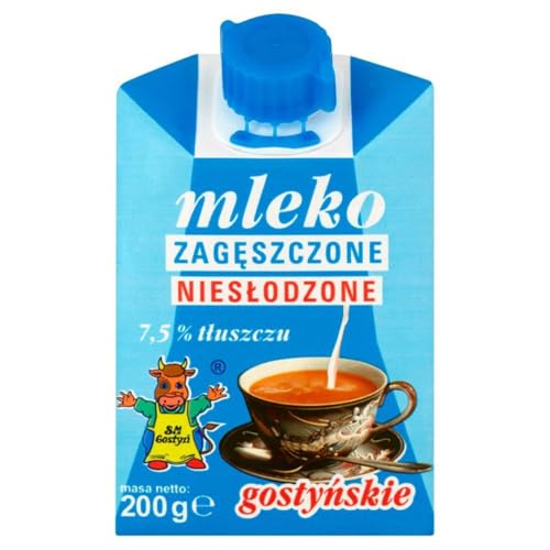 Kondensmilch ''Gostynskie Nieslodzone'' ungezuckert 200g von SM Gostyn