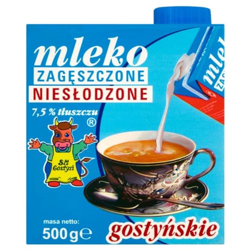 Kondensmilch ''Gostynskie Nieslodzone'' ungezuckert 500g von SM Gostyn