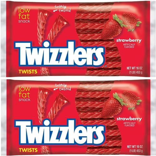 Twizzlers trawberry Twists, Indulge in Flavor with a Strawberry Twists 16 Oz 453 gram 2 Pack von SMART BUNDLES