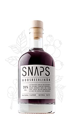 SNAPS Moosbeerlikör | 20% | handcrafted in Tirol | Österreich | Schnaps aus heimischen Waldheidelbeeren | 350 ml von Sattie