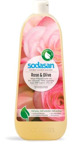 Flüssigseife Rose & Olive Nachfüller von SODASAN