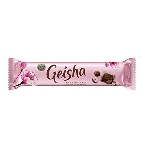 Fazer Geisha milk with soft hazelnut filling Chocolate 70 bars of 37g 441oz SÖPÖSÖPÖ pack (SOPOSOPO) von SÖPÖSÖPÖ