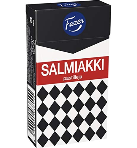Fazer Salmiakki pastilles Lakritze 20 Boxen of 40g SÖPÖSÖPÖ pack (SOPOSOPO) von SÖPÖSÖPÖ