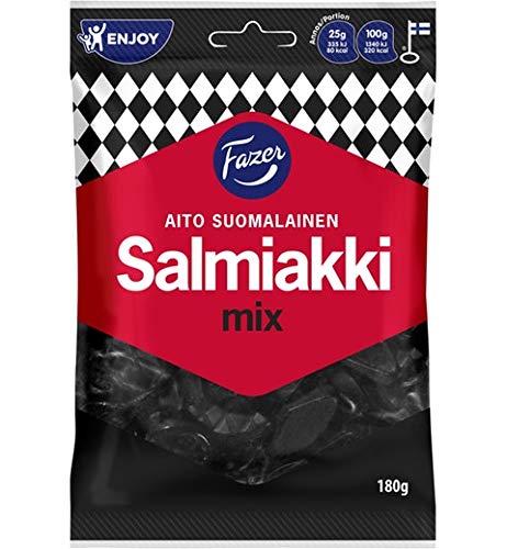 Fazer SalmiakkiMix wine g with liq Lakritze 20 Packungen of 180g SÖPÖSÖPÖ pack (SOPOSOPO) von SÖPÖSÖPÖ