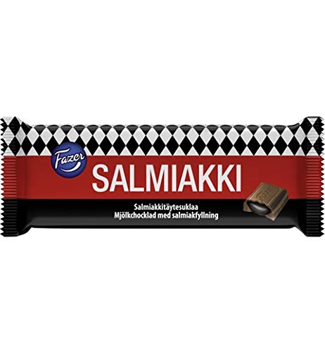 Fazer Salty Liquorice Schokolade 20 Riegel of 100g SÖPÖSÖPÖ pack (SOPOSOPO) von SÖPÖSÖPÖ