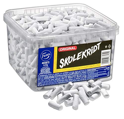 Fazer Skolekridt Filled Dragee Lakritze 2 Boxen of 2kg SÖPÖSÖPÖ pack (SOPOSOPO) von SÖPÖSÖPÖ