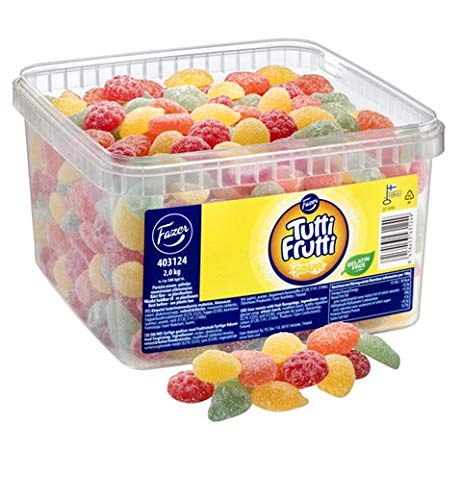 Fazer Tutti Frutti Sour looseweight Gummiartig 1 Kasten of 2kg SÖPÖSÖPÖ pack (SOPOSOPO) von SÖPÖSÖPÖ