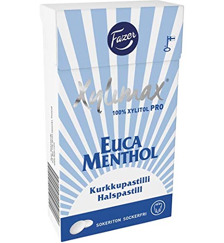 Fazer Xylimax Eucamenthol Full xylitol Pastillen 1 Kasten of 38g SÖPÖSÖPÖ pack (SOPOSOPO) von SÖPÖSÖPÖ