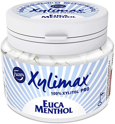 Fazer Xylimax Eucamenthol full xylitol Pastillen 1 Krug of 90g SÖPÖSÖPÖ pack (SOPOSOPO) von SÖPÖSÖPÖ