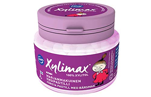 Fazer Xylimax Moomin Pikku My full xylitol Pastillen 10 Gläser of 85g SÖPÖSÖPÖ pack (SOPOSOPO) von SÖPÖSÖPÖ