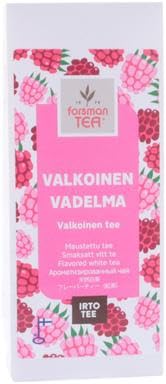 Forsman Tea White Raspberry Flavored White Té 1 Embalar of 30g 1.1oz von SÖPÖSÖPÖ