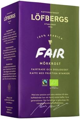 Lofbergs Fair Dark Roast Coffee 4 Packs of 450g von SÖPÖSÖPÖ