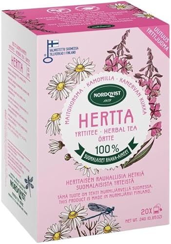 Nordqvist Hertta Herbal Tee 1 Kasten of 44g 1.6oz von SÖPÖSÖPÖ