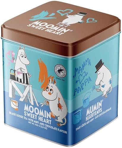 Nordqvist Moomin Sweetheart RFA Black Tee 1 Kasten of 100g 3.5oz von SÖPÖSÖPÖ