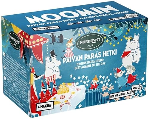 Nordqvist Moomin The Best Moment of the Day Flavored Black Tee 10 Boxen of 35g 12oz von SÖPÖSÖPÖ