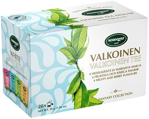 Nordqvist White Flavored White Tea Bag Assortment Tee 1 Kasten of 30g 1.1oz von SÖPÖSÖPÖ