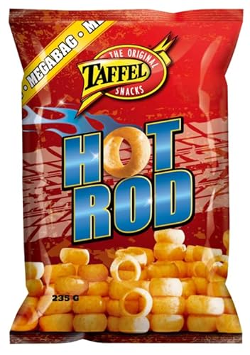 Taffel Hot Rod chips 10 Packs of 235g 83oz von SÖPÖSÖPÖ