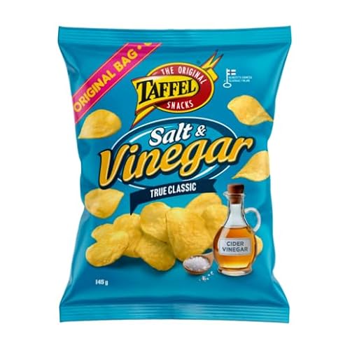 Taffel Salt & Vinegar flavored chips 1 Pack of 145g 5.1oz von SÖPÖSÖPÖ