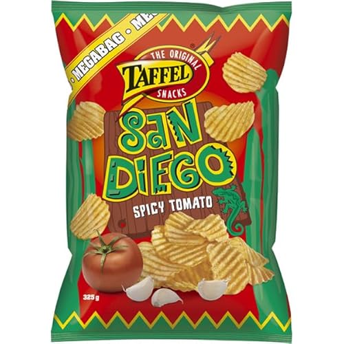 Taffel San Diego spicy tomato flavored chips 1 Pack of 325g 11.5oz von SÖPÖSÖPÖ