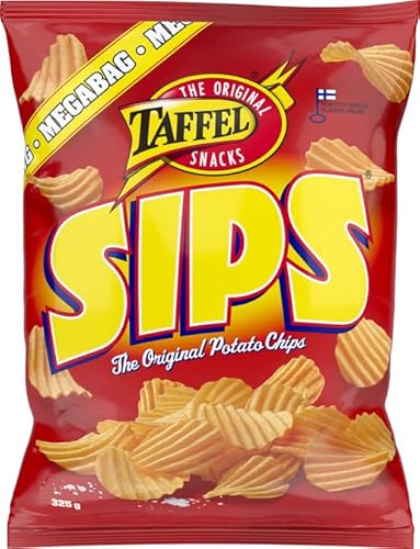 Taffel Sips salted chips 10 Packs of 325g 115oz von SÖPÖSÖPÖ