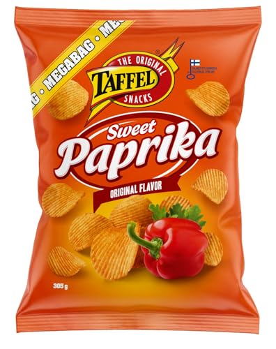 Taffel Sweet Paprika flavored chips 10 Packs of 305g 108oz von SÖPÖSÖPÖ